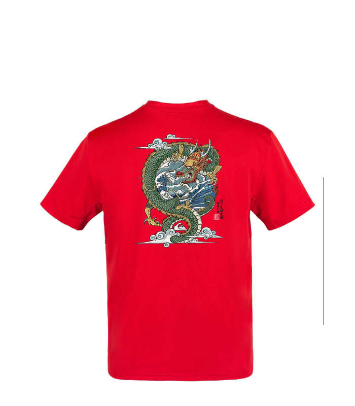 QUIKSILVER Dragon and Wave Tees