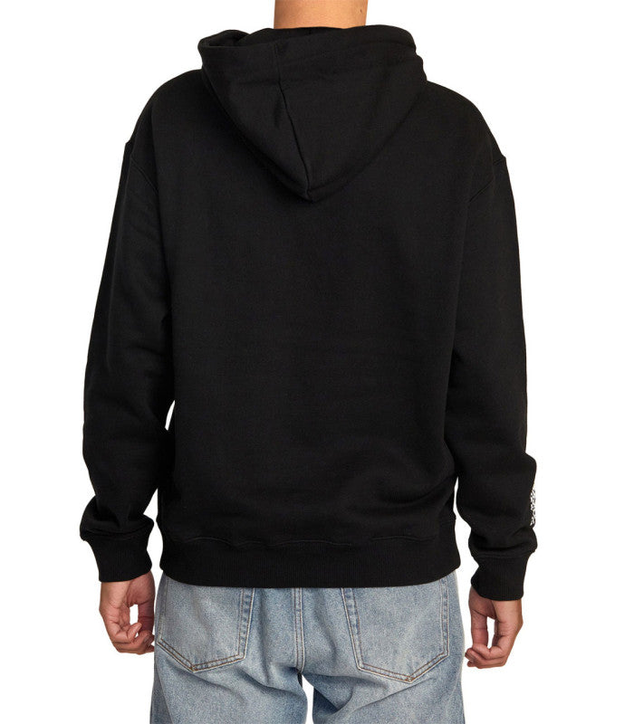 RVCA Dmote Hood Mens Black