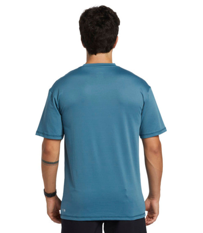 QUIKSILVER Solid Streak Ss Mens Blue