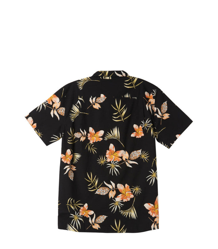 QUIKSILVER Tropical Floral Ss Mens Black