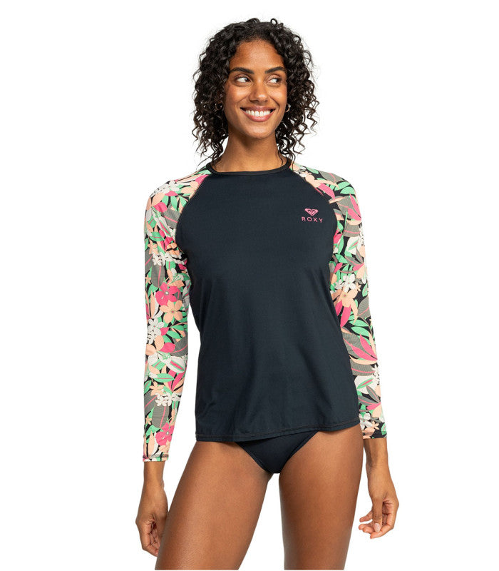 ROXY LS Lycra Printed Rashguard