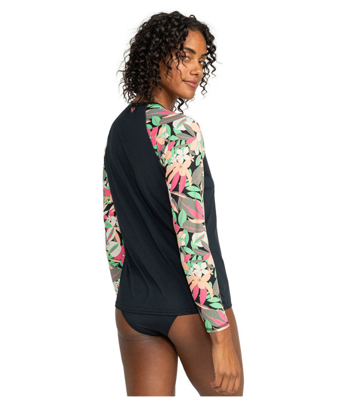 ROXY LS Lycra Printed Rashguard