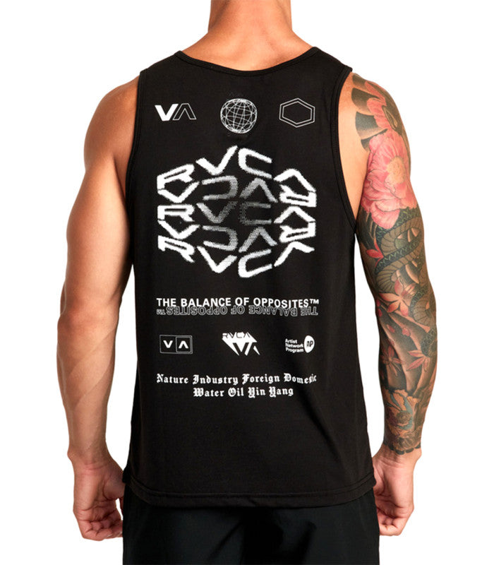 RVCA Allbrand2Tank Mens Black