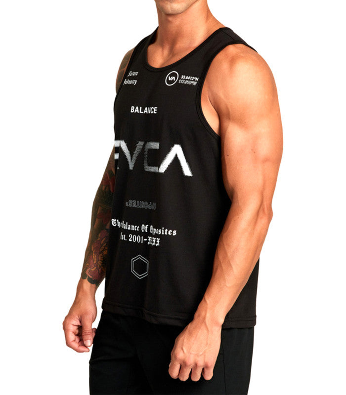 RVCA Allbrand2Tank Mens Black
