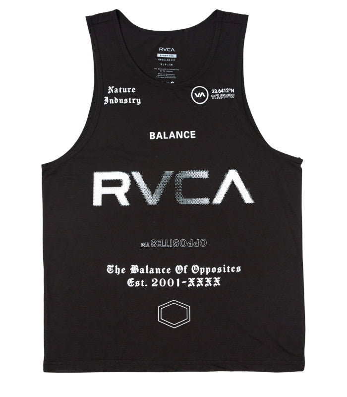 RVCA Allbrand2Tank Mens Black