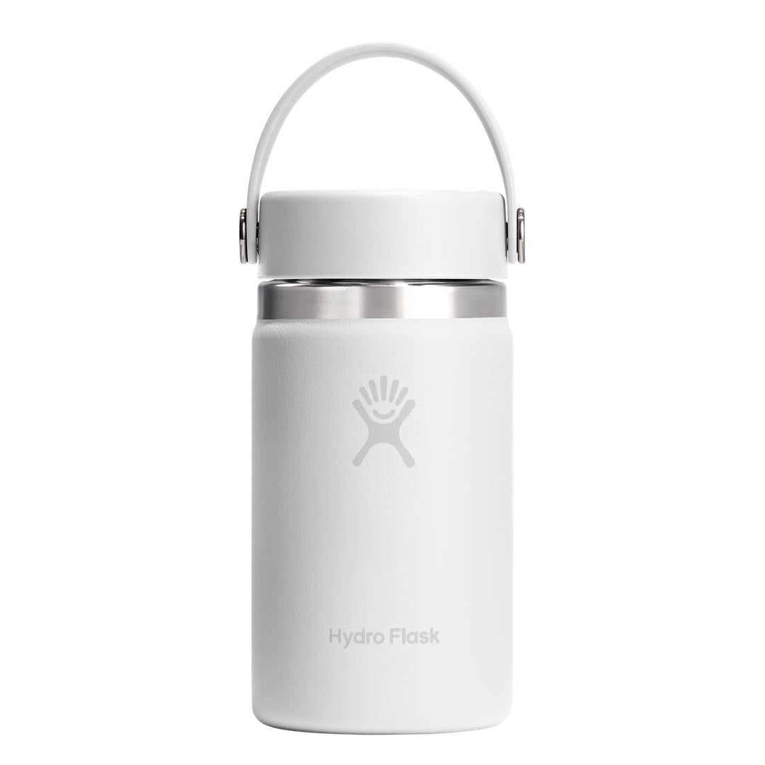HYDRO FLASK HYDRO FLASK 12OZ WIDE FLEX CAP WHITE