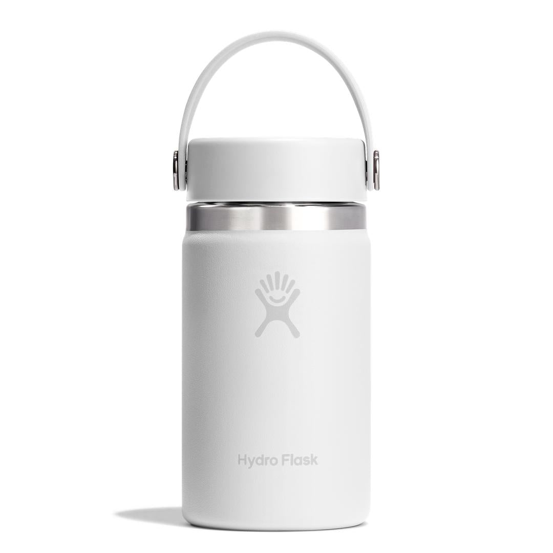 HYDRO FLASK HYDRO FLASK 12OZ WIDE FLEX CAP WHITE