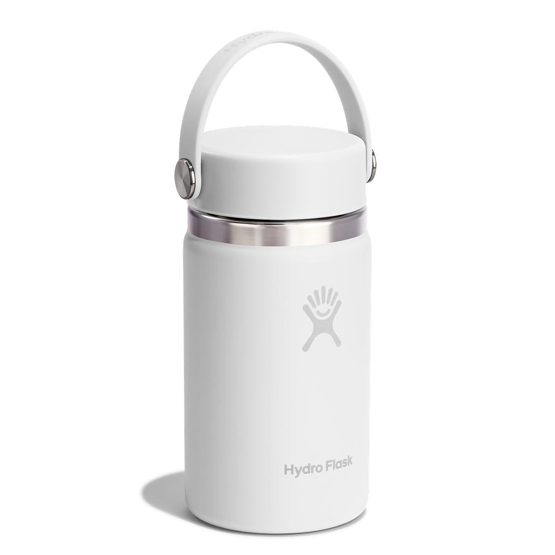 HYDRO FLASK HYDRO FLASK 12OZ WIDE FLEX CAP WHITE