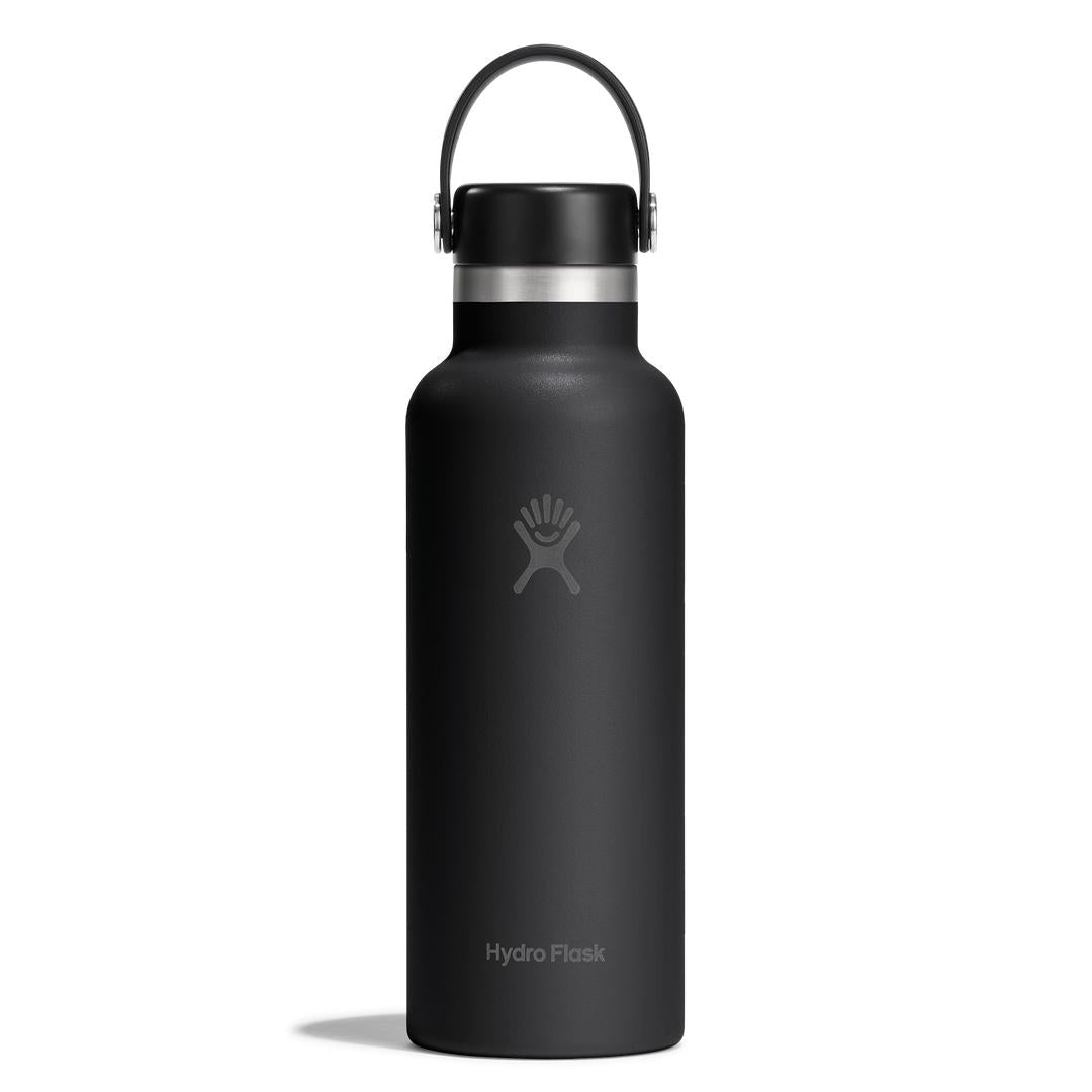 HYDRO FLASK HYDRO FLASK 18OZ STANDARD FLEX CAP BLACK