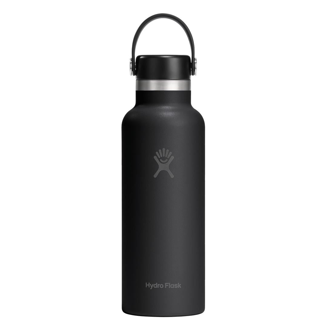 HYDRO FLASK HYDRO FLASK 18OZ STANDARD FLEX CAP BLACK