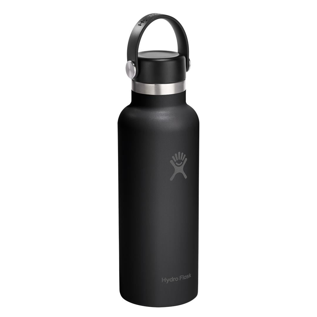 HYDRO FLASK HYDRO FLASK 18OZ STANDARD FLEX CAP BLACK