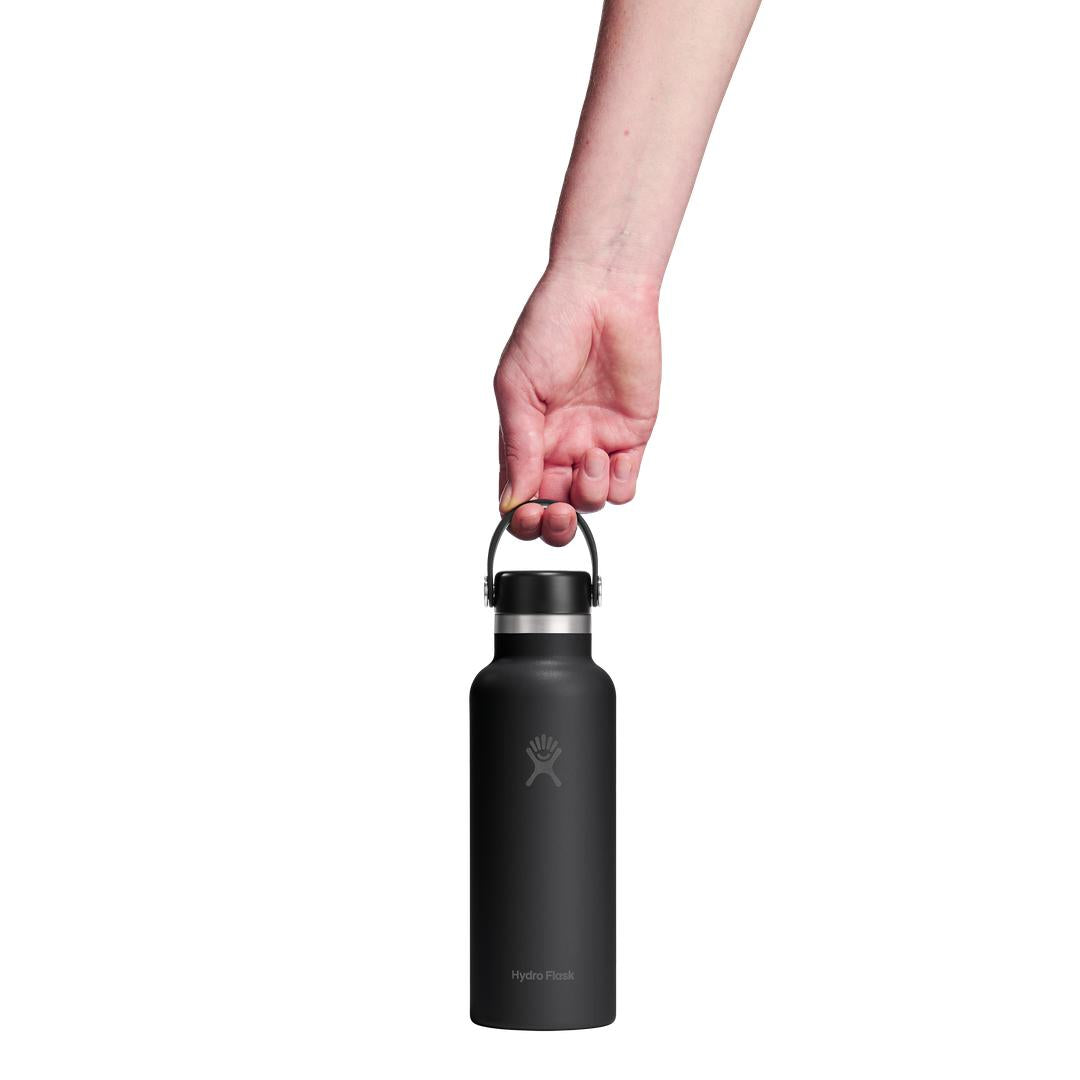 HYDRO FLASK HYDRO FLASK 18OZ STANDARD FLEX CAP BLACK
