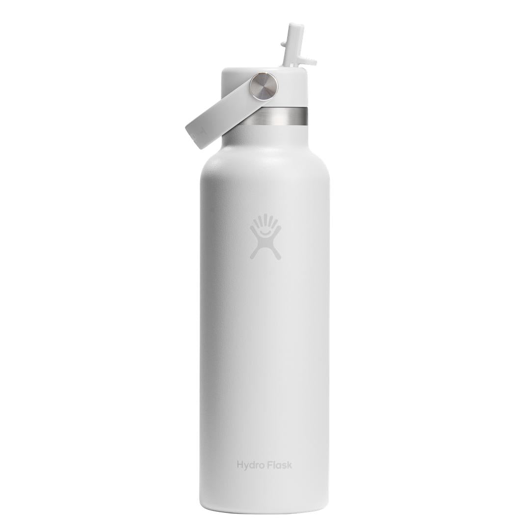HYDRO FLASK HYDRO FLASK 21OZ STANDARD FLEX STRAW CAP WHITE