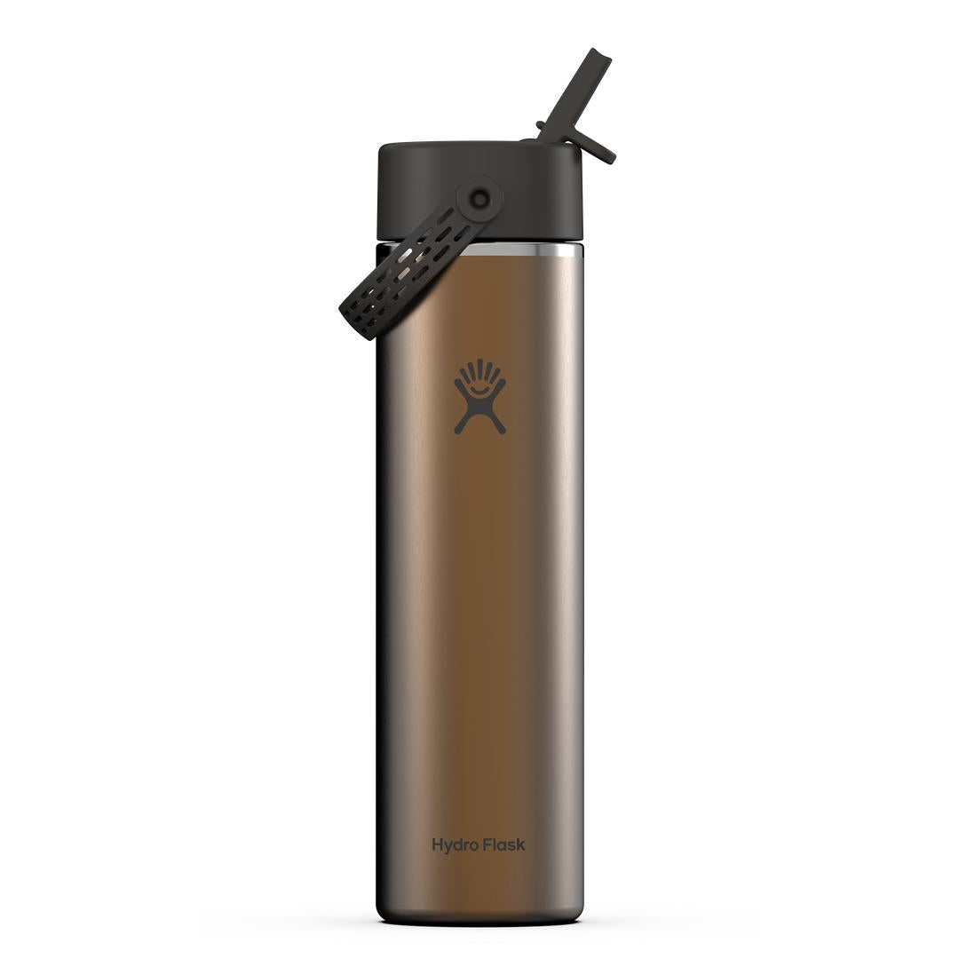 HYDRO FLASK HYDRO FLASK 24OZ LIGHT WIDE FLEX STRAW CAP OBSIDIAN