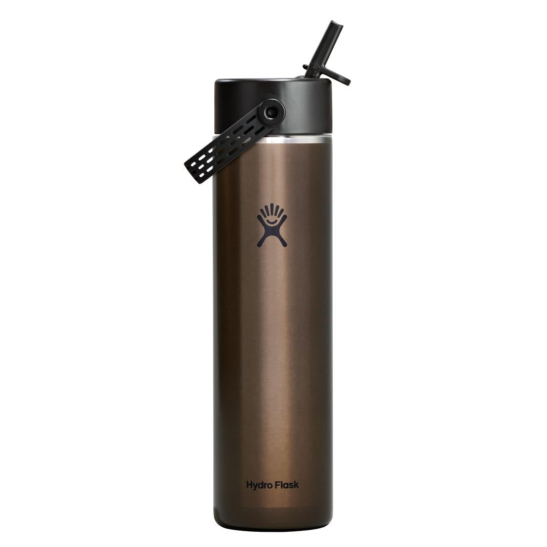 HYDRO FLASK HYDRO FLASK 24OZ LIGHT WIDE FLEX STRAW CAP OBSIDIAN