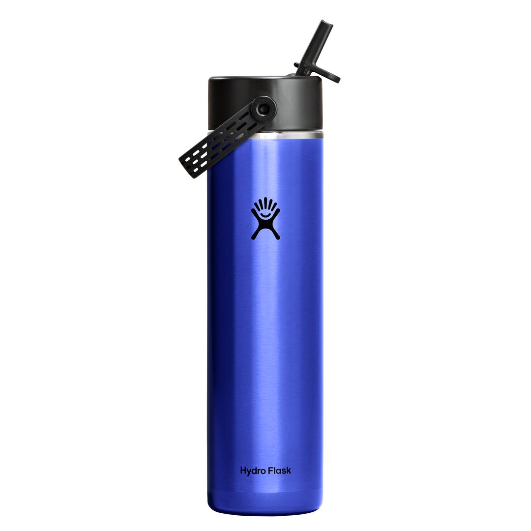 HYDRO FLASK HYDRO FLASK 24OZ LIGHT WIDE FLEX STRAW CAP SAPPHIRE BLUE