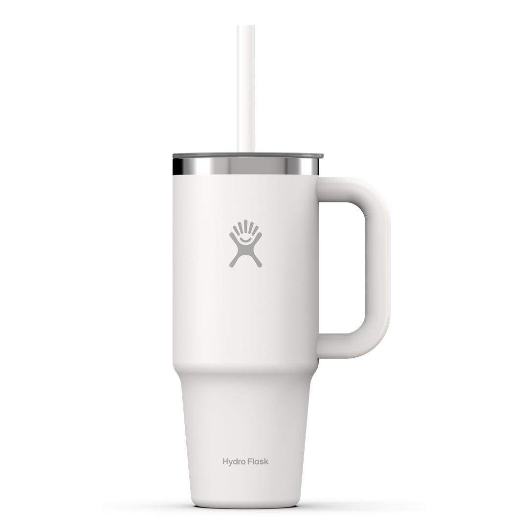 HYDRO FLASK HYDRO FLASK 24OZ TRAVEL TUMBLER CLEAR LID WHITE