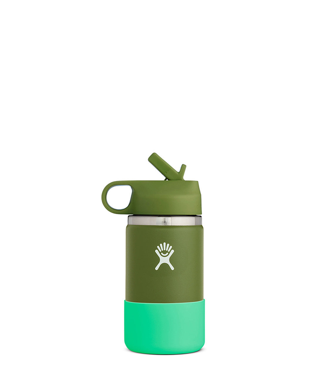 HYDRO FLASK 12 Oz Kids Wide Mouth Straw Lid Green