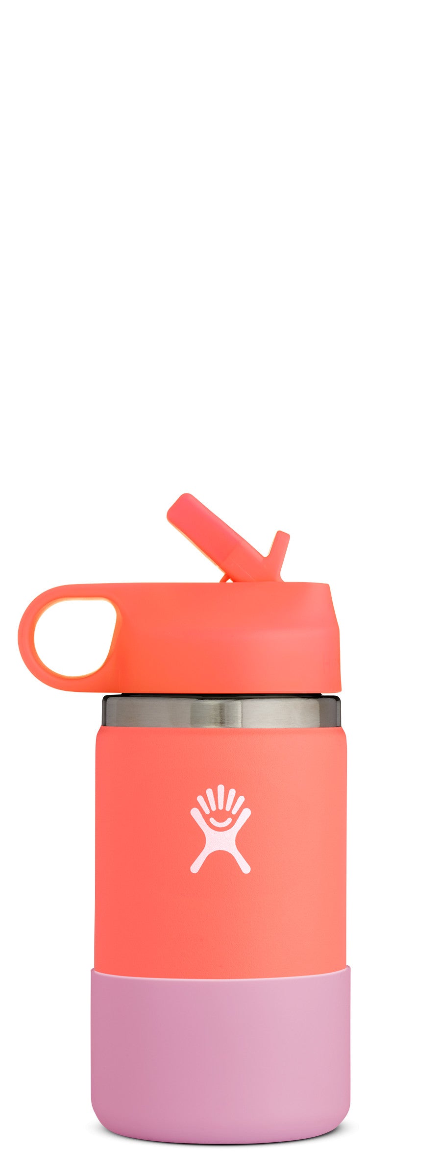 HYDRO FLASK 12 Oz Kids Wide Mouth Straw Lid Red
