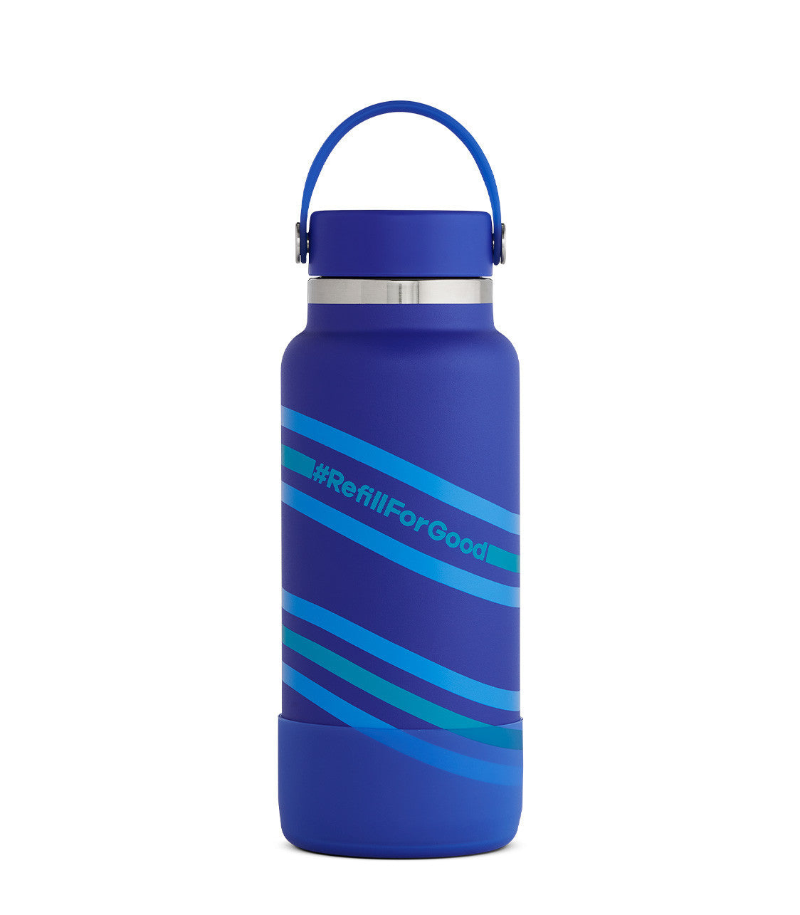 HYDRO FLASK 32 Oz Wide Flex Cap & Boot Blue