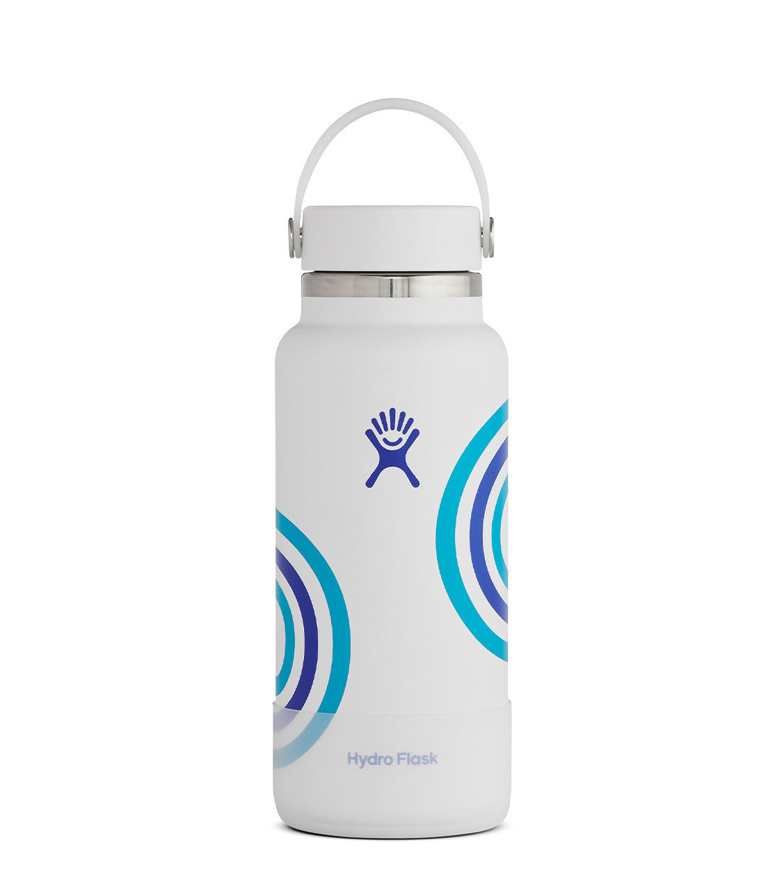 HYDRO FLASK 32 Oz Wide Flex Cap & Boot White