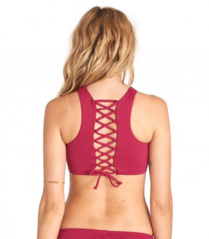 BILLABONG Sol Searcher Hi Neck Red