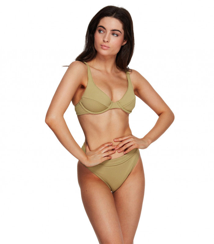 BILLABONG Sand Dunes Bra Bikini Top Brown