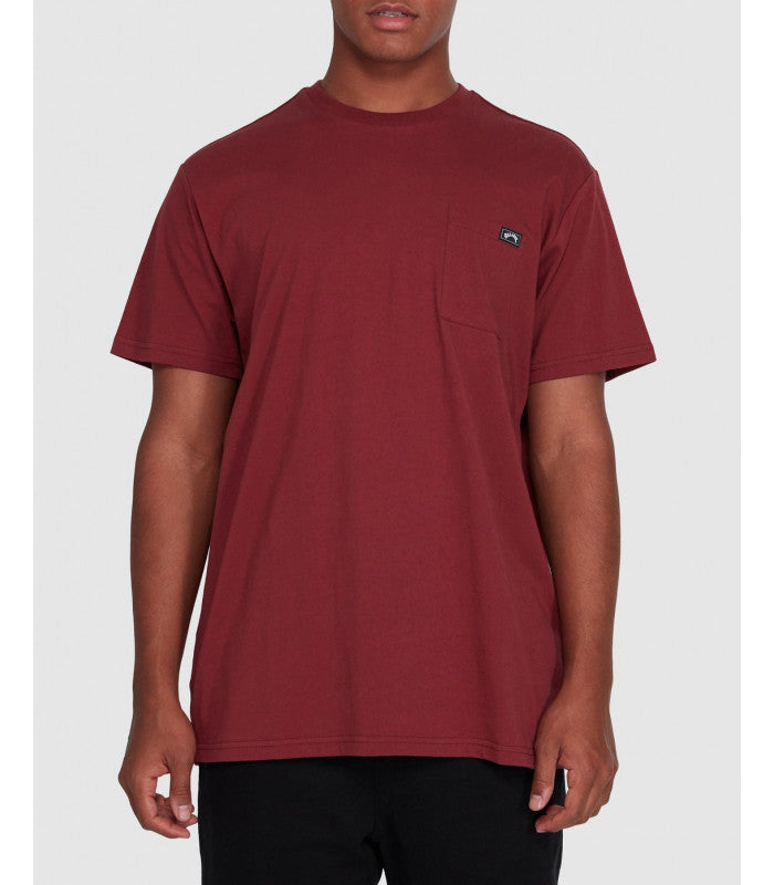 BILLABONG Premium Pocket Tee A Red