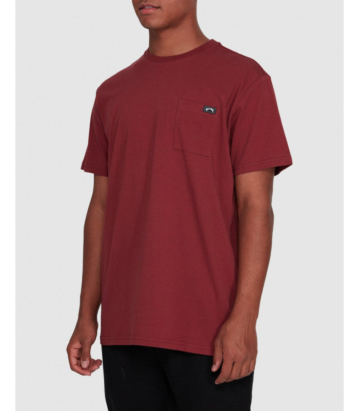 BILLABONG Premium Pocket Tee A Red
