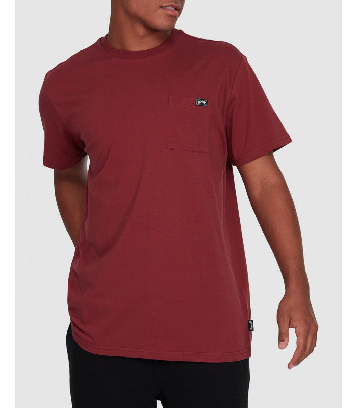 BILLABONG Premium Pocket Tee A Red