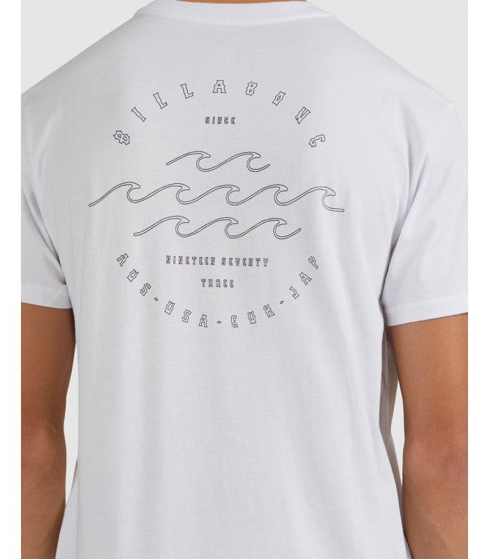 BILLABONG Big Wave Dave Tee Mens White