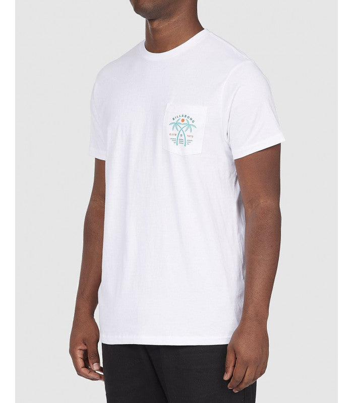BILLABONG Schooner Pocket Tee White