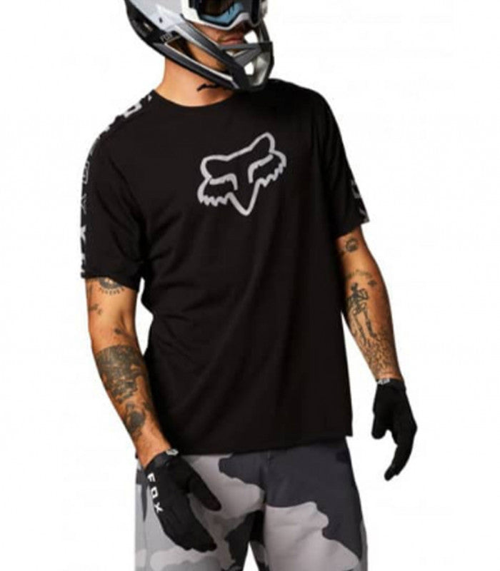 FOX RACING Fox Racing Mens Ranger Drirelease Ss Jersey Black