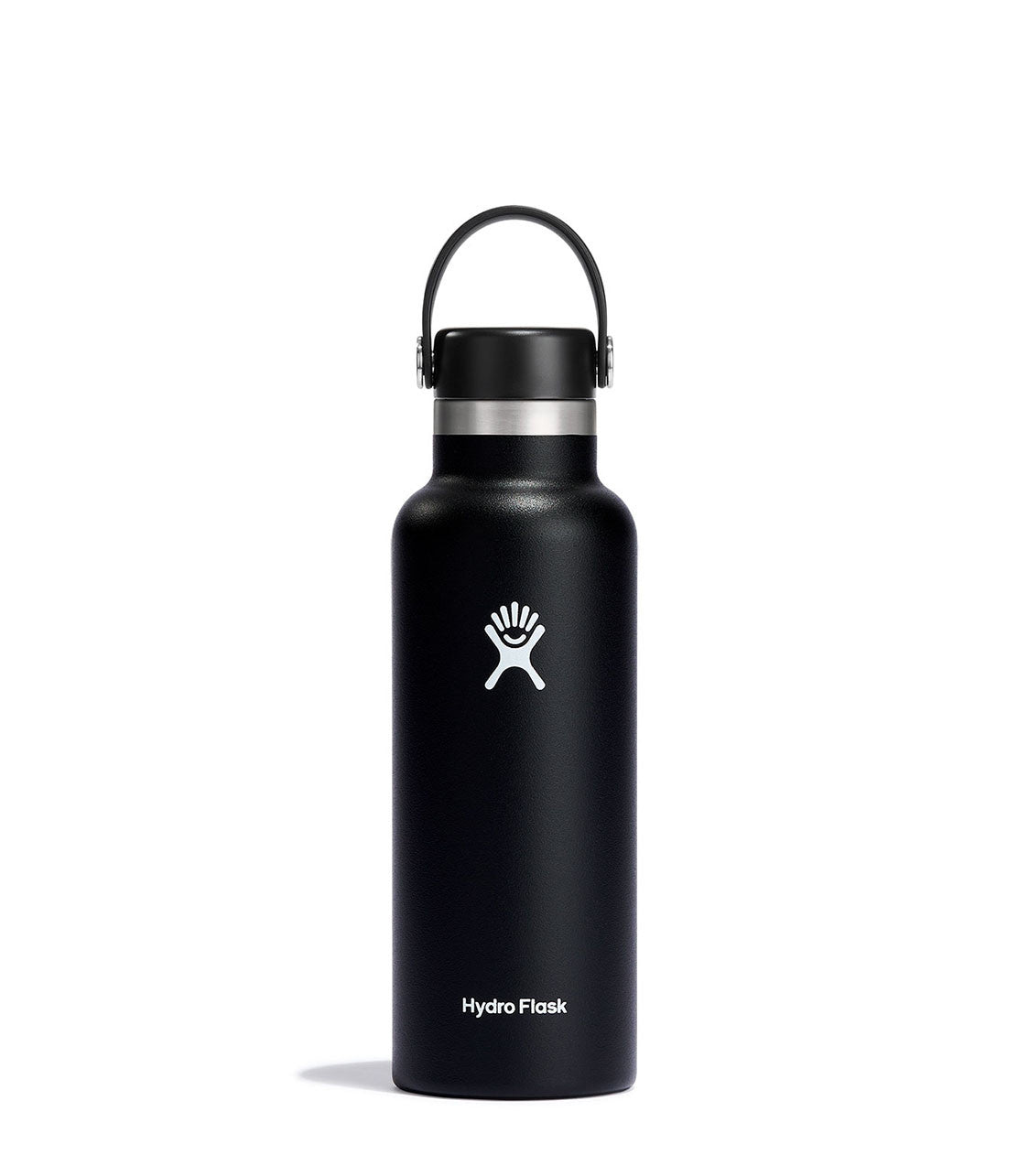 HYDRO FLASK 18 Oz Standard Mouth Black
