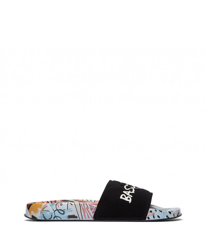 DC Basquiat Slides Mens Black