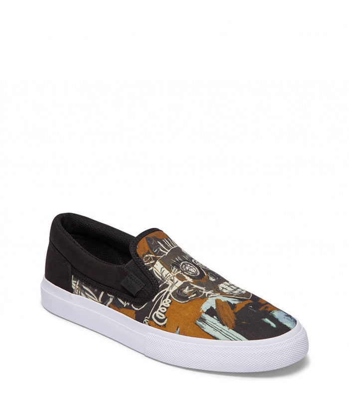 DC Basquiat Manual Slip-On Mens Black
