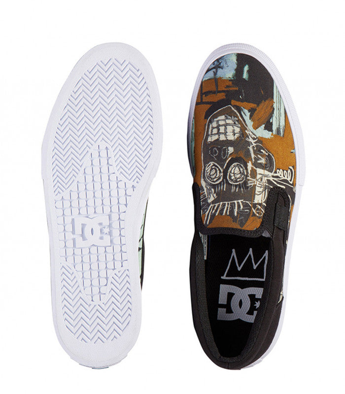 DC Basquiat Manual Slip-On Mens Black