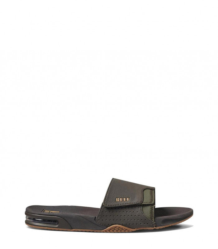 REEF Fanning Slide Mens Brown