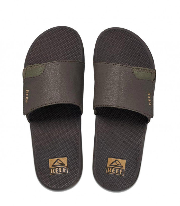 REEF Fanning Slide Mens Brown