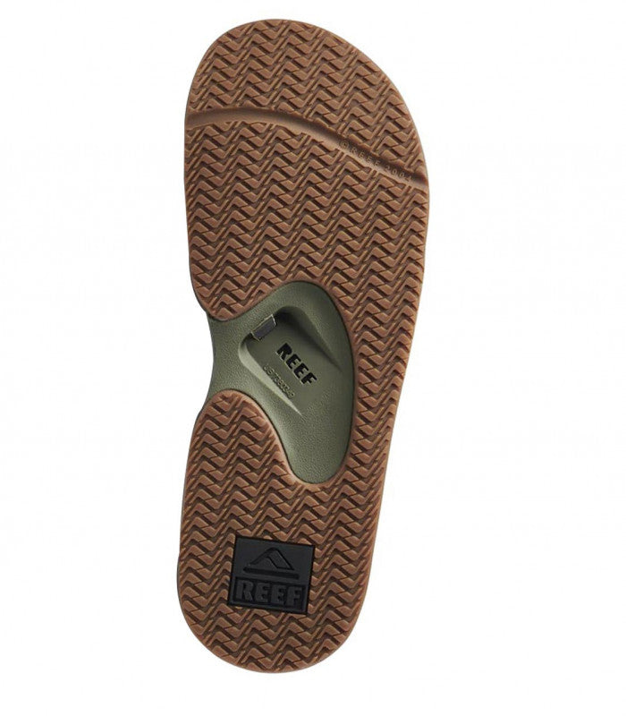 REEF Fanning Slide Mens Green