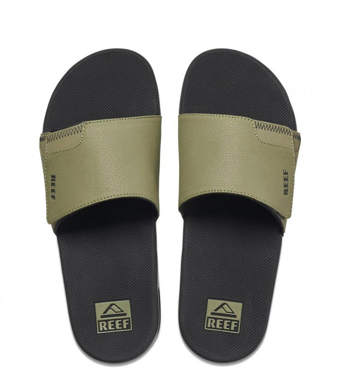 REEF Fanning Slide Mens Green