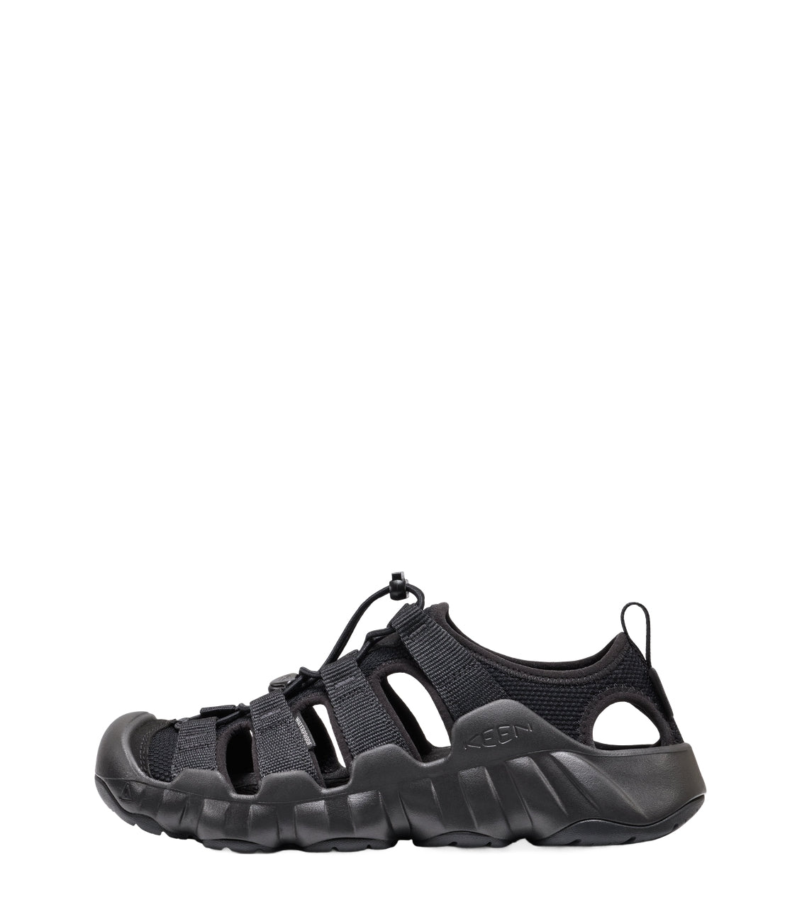 KEEN KEEN X SNOWPEAK HYPERPORT H2 MENS TRIPLE BLACK OUTDOOR SANDALS