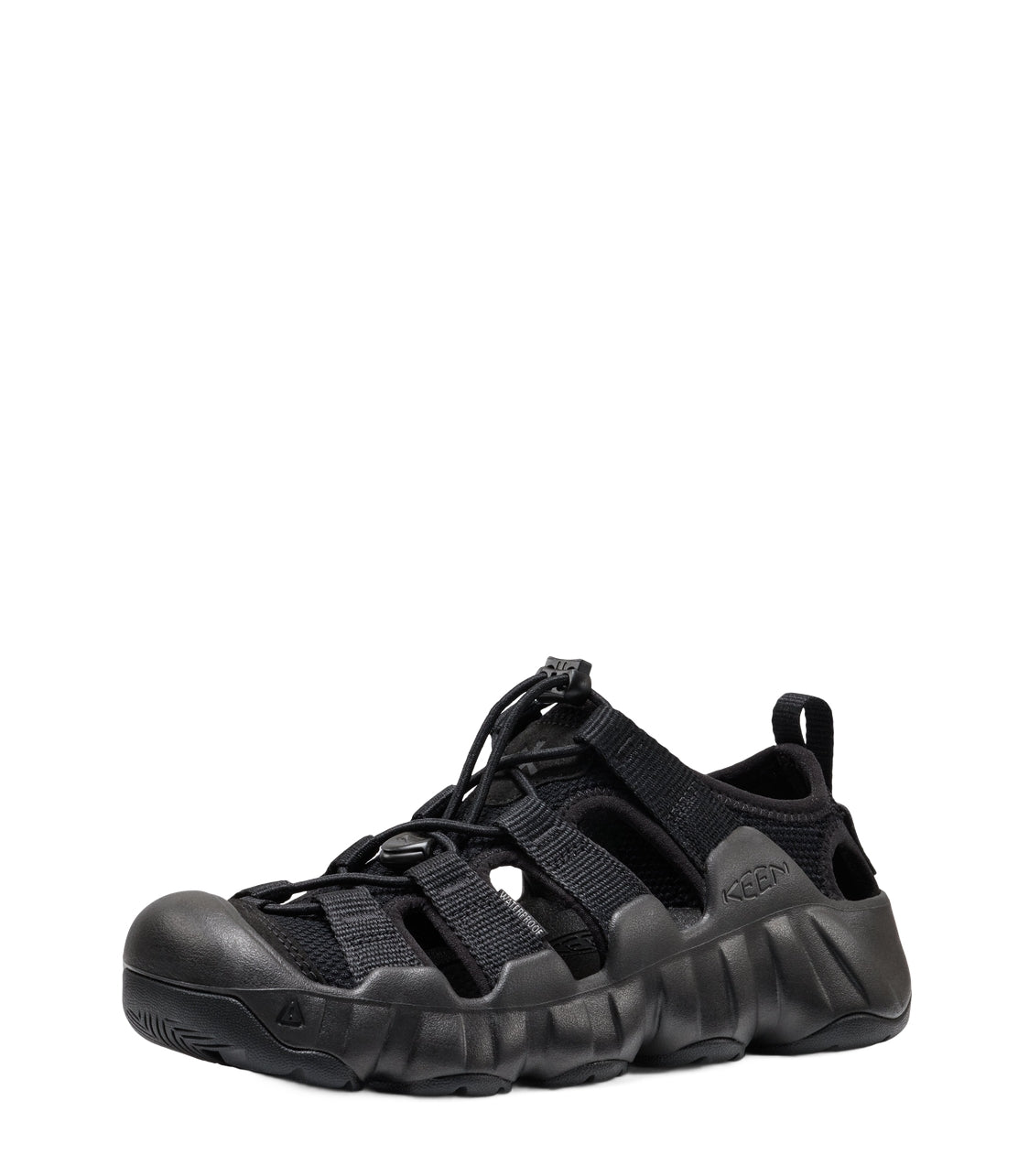 KEEN KEEN X SNOWPEAK HYPERPORT H2 WOMENS TRIPLE BLACK OUTDOOR SANDALS