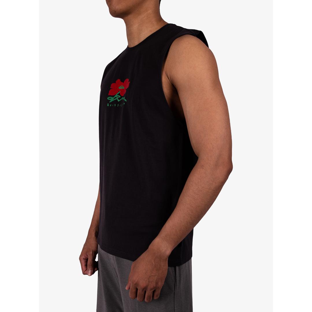 QUIKSILVER Street Floral Muscle Id Sleeveless Shirt