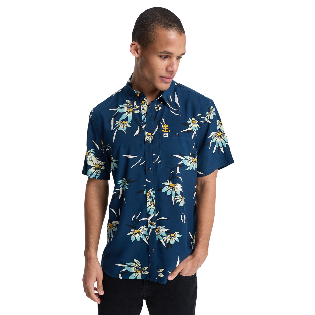 QUIKSILVER Coastal Floral Ss Short Sleeves Polo