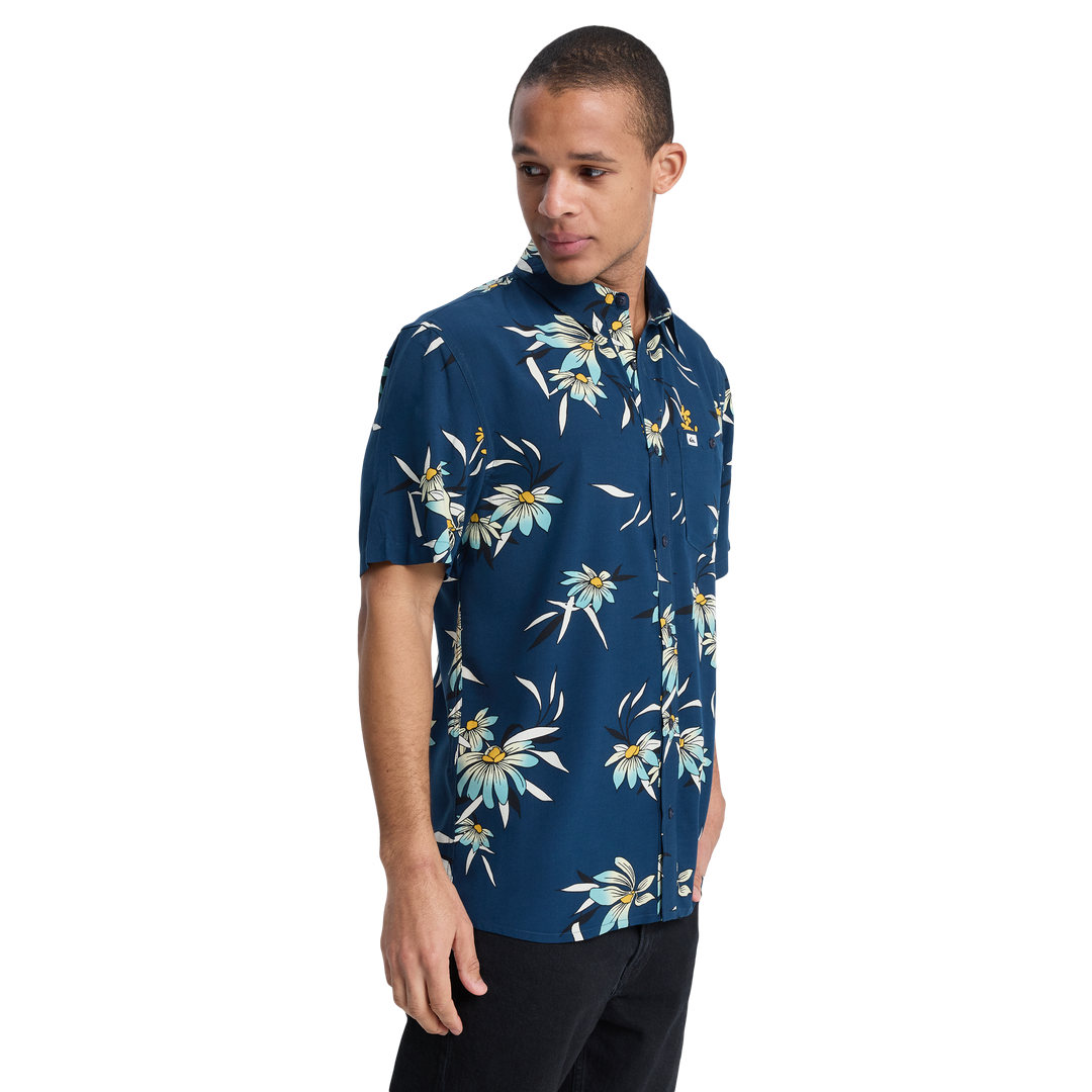 QUIKSILVER Coastal Floral Ss Short Sleeves Polo