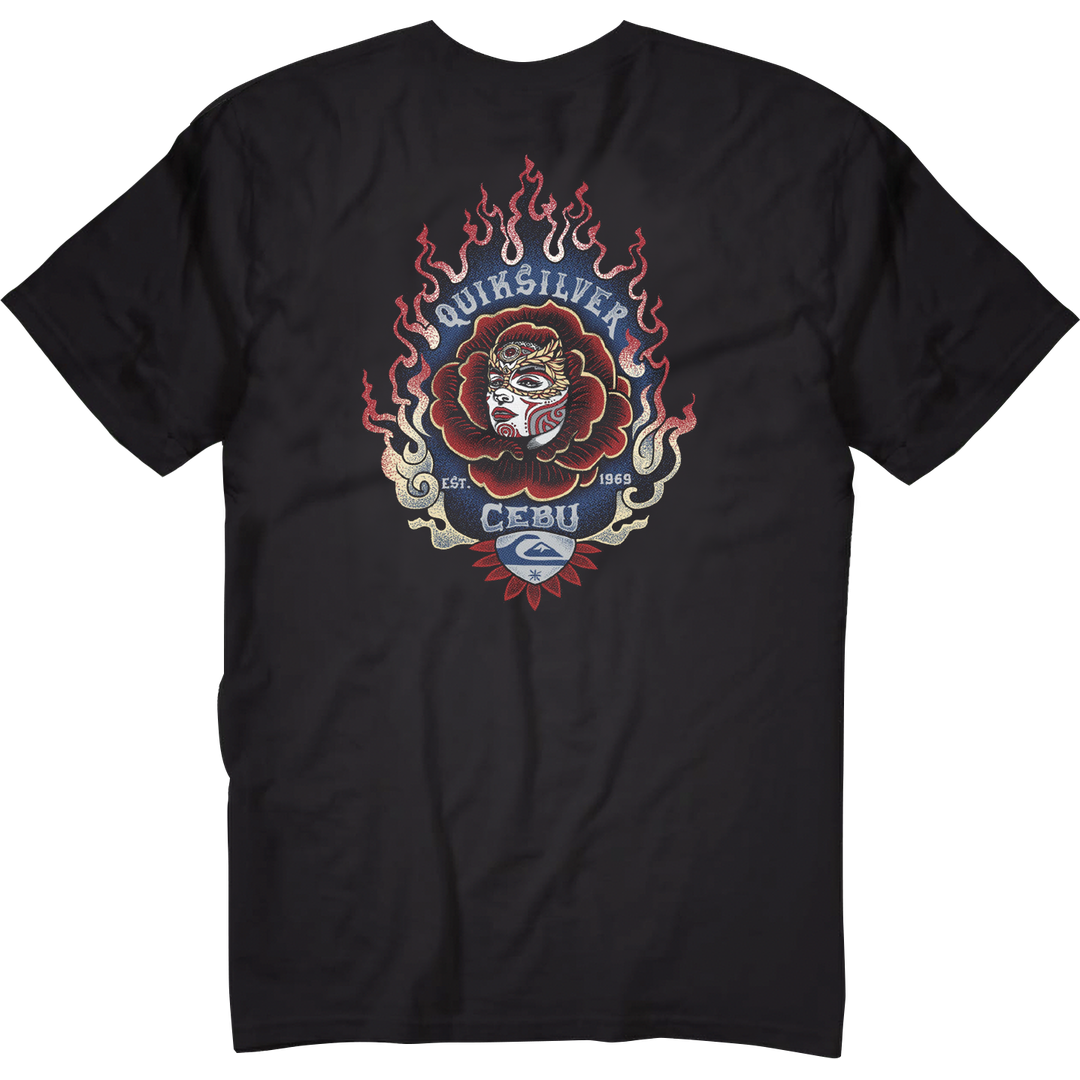 QUIKSILVER Quiksilver Destination Cebu Holy Flame Ss Mens Shirt