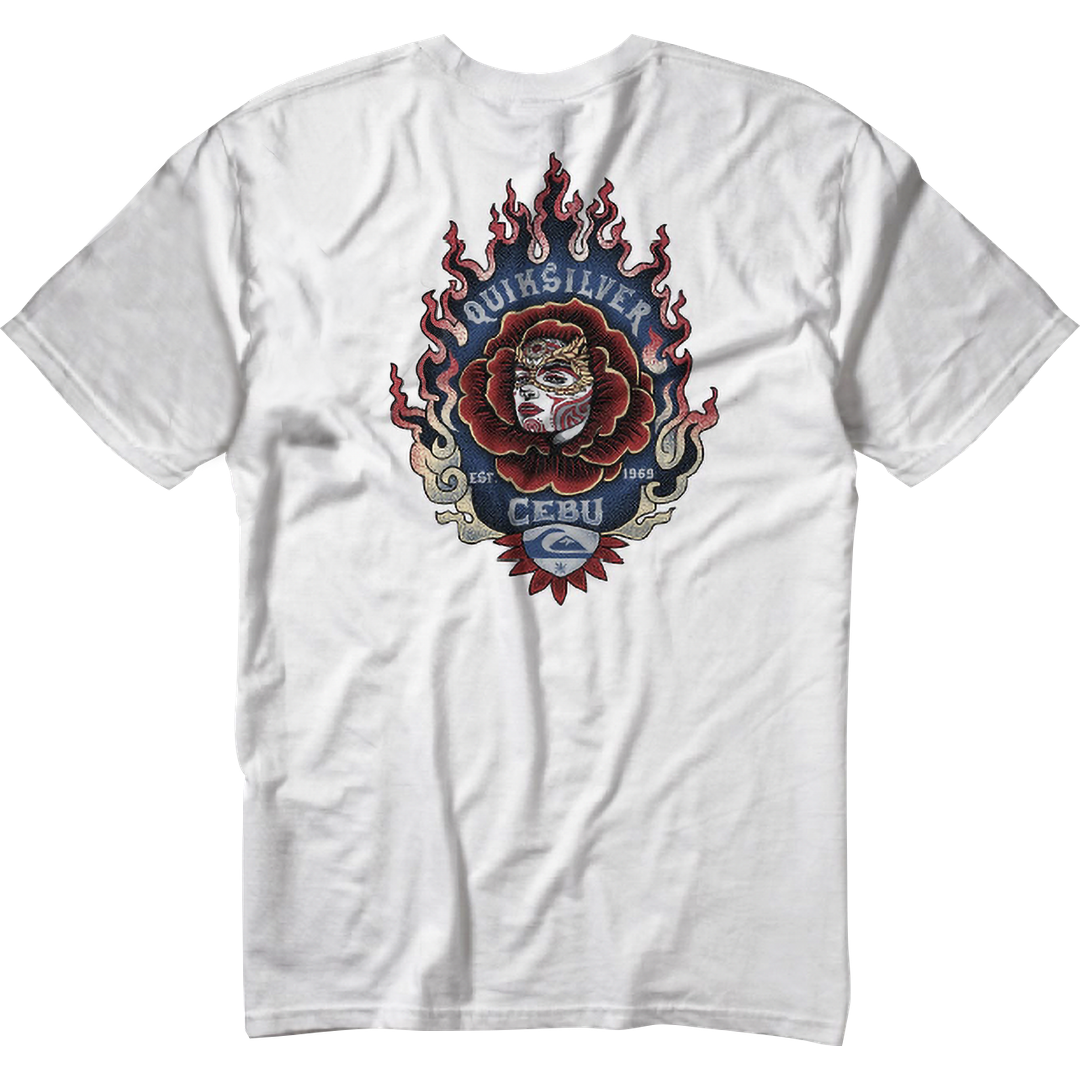 QUIKSILVER Quiksilver Destination Cebu Holy Flame Ss Mens Shirt
