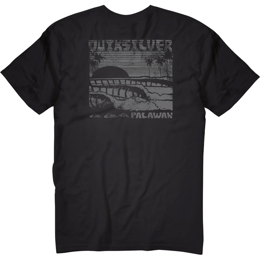 QUIKSILVER Quiksilver Destination Palawan Stackd Line Ss Mens Shirt