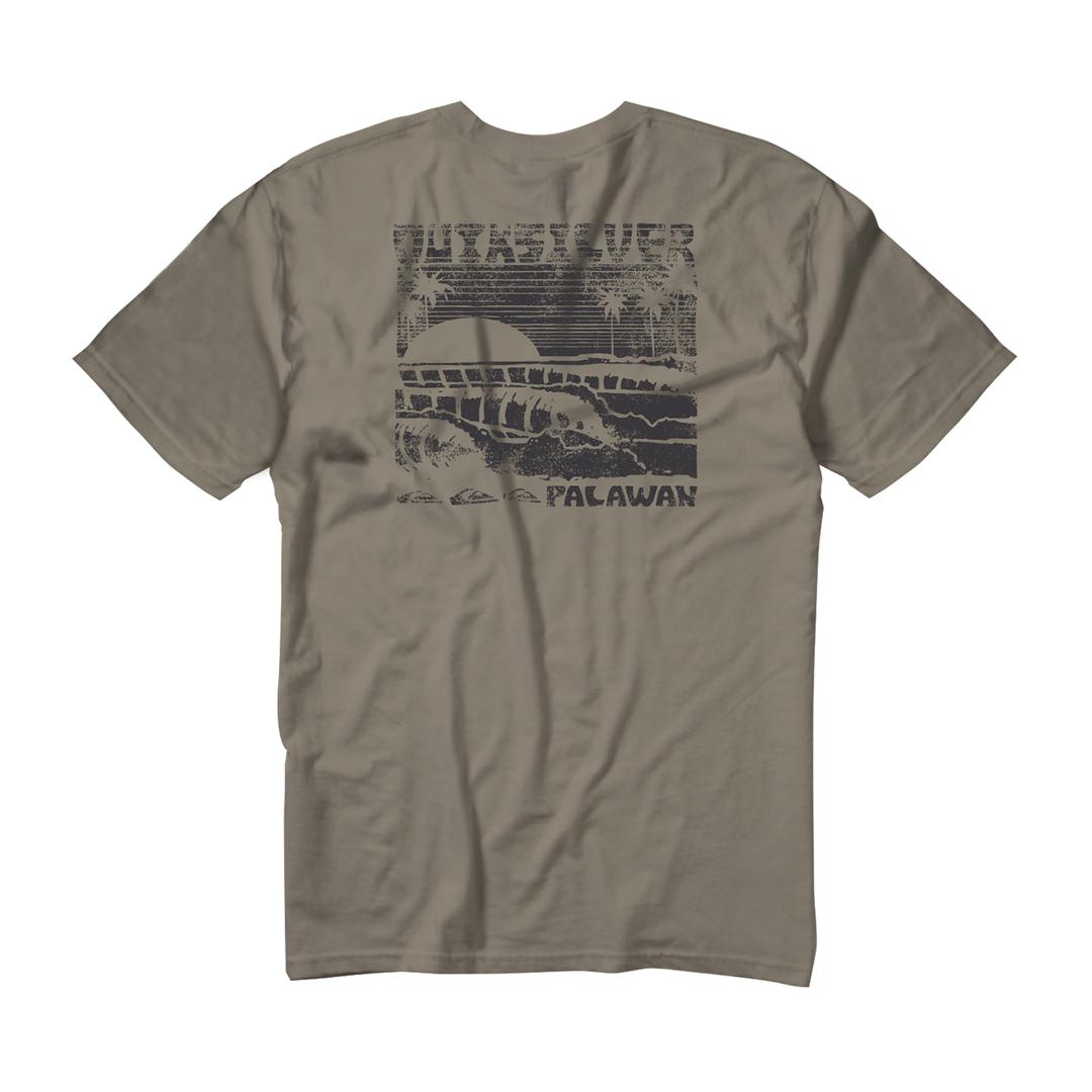 QUIKSILVER Quiksilver Destination Palawan Stackd Line Ss Mens Shirt